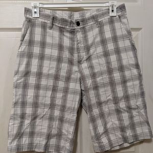 Dickies Chino Shorts Men 34 Plaid Cotton RN 20697 Preowned